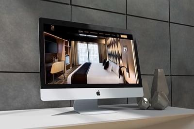 Boutique hotel website with seamless booking - Webseitengestaltung
