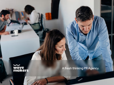 New website for PR Agency Wavemakers - Création de site internet