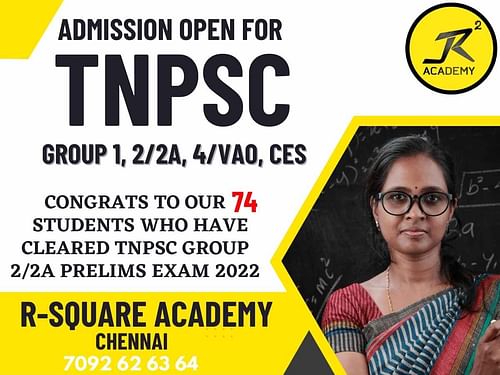 R Square Academy for Tnpsc, Tnusrb SI, Tet, Police, Ssc, Rrb, Bank Exam Coaching Centre cover