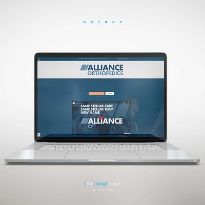 Alliance Orthopaedics Landing page - Webseitengestaltung