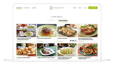 Dream Dinners - Webanwendung