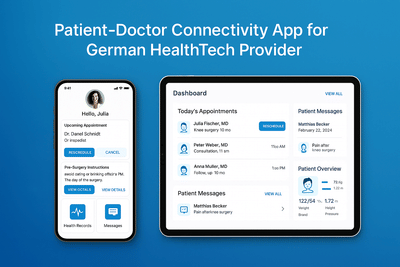 Patient–Doctor Connectivity App for German HealthTech Provider - Web Application