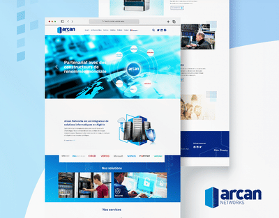 Site Web ARCAN - Webseitengestaltung