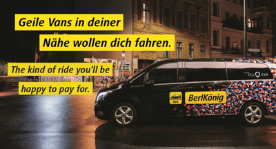 Start der BerlKönig Kampagne "Geile Vans" - Motion-Design
