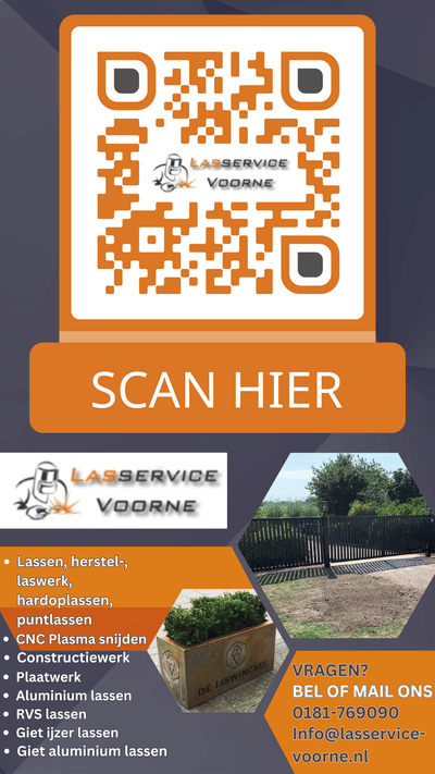 Promotie voor Lasservice Voorne - Outdoor Reclame