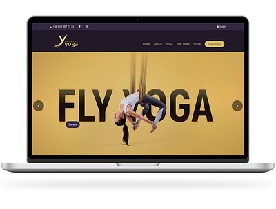 Website for Fitness Club - Webseitengestaltung