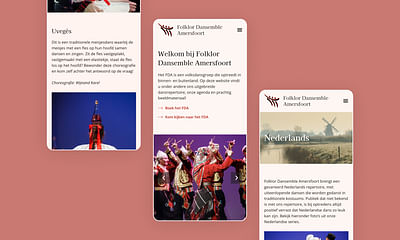 Folklor Dansemble - Website - Webseitengestaltung