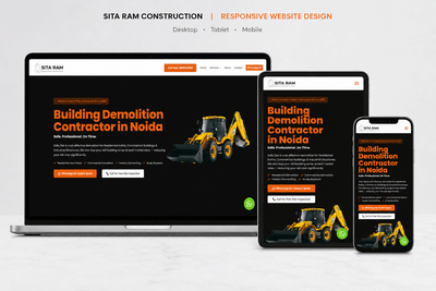 Website Development & SEO Growth for Sita Ram Demolition - SEO