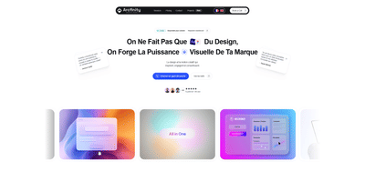 Projet pour Arcfinity - Création de site internet