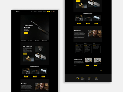 Joonetsu Knives - Site internet & Branding - Markenbildung & Positionierung