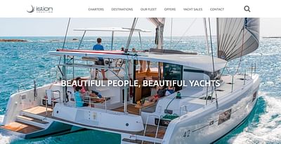 Istion Yachting Greece - Onlinewerbung