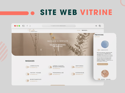 Site web vitrine - Bulle Massages & Sérénité - Website Creation