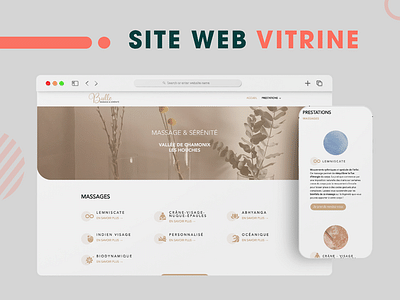 Site web vitrine - Bulle Massages & Sérénité - Creación de Sitios Web