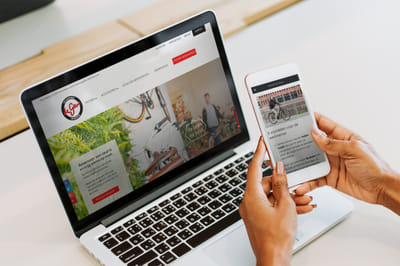 Webdesign voor dé fietsenwinkel van Antwerpen - Website Creation