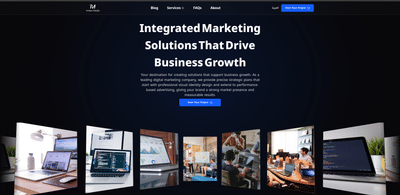 Imkan Media Agency Website - Website Creation