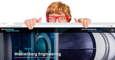 Homepage für Westenberg Wind Tunnels & Engineering - Website Creation