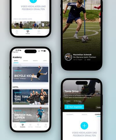 Toni Kroos Academy App - Mobile App