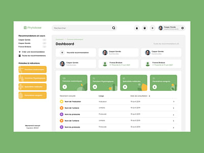 Phytobase - Application web