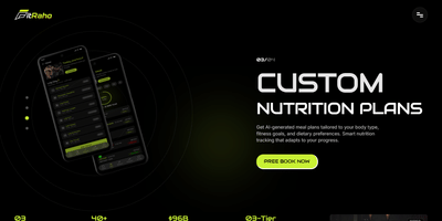 FitRaho AI Powered Fitness SaaS - Mobile App