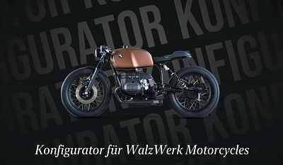 3D-Produktkonfigurator für WalzWerk Motorcycles - Website Creation