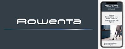 Rowenta / www.groupeseb-qr.com/rowenta/x-nano - Stratégie digitale