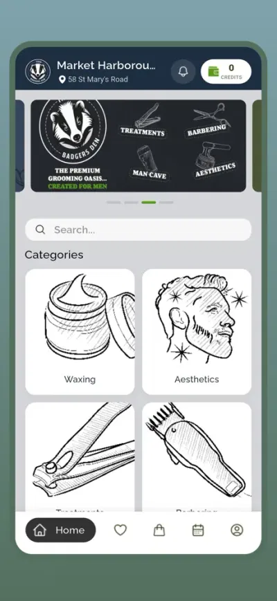 Badger’s Den – Luxury Mobile App - E-commerce