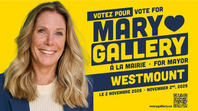 Mary Gallery for Mayor of Westmount 2025 - Réseaux sociaux
