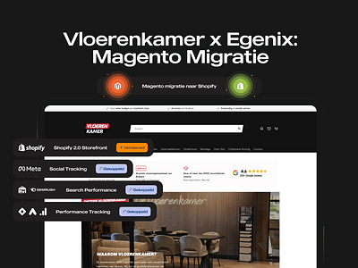 Vloerenkamer B.V. - Magento naar Shopify Migratie - Online Advertising