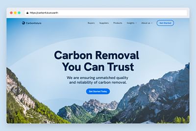 Website & Design System for a Clean-Tech Startup - Ergonomie (UX/UI)