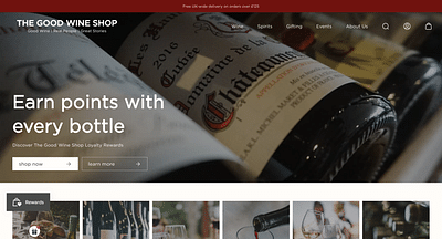 The Good Wine Shop Case Study - E-commerce