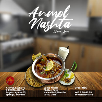 Anmol Sweets & Restaurant Stockholm - E-commerce