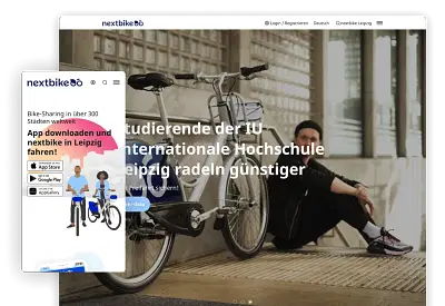 nextbike WordPress Multisite - Webseitengestaltung