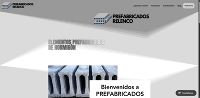 Prefabricados Relenco - Création de site internet