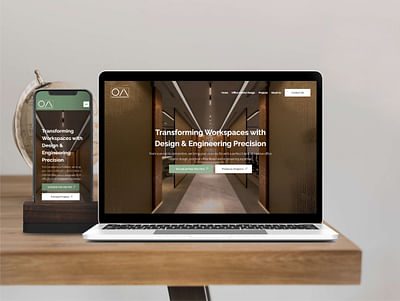 Web Design for Interior Design & Fit Out Company - Website Creation
