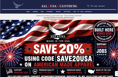 Comprehensive Ecommerce SEO for All USA Clothing - SEO