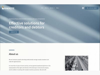 Bankrote - Website Creation
