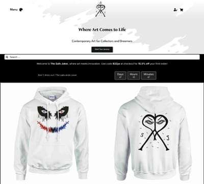 The Safe Joker: E-Commerce Art Brand & Merchandise - E-Commerce