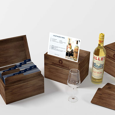 Boîte à cocktails Pernod Ricard - 3D