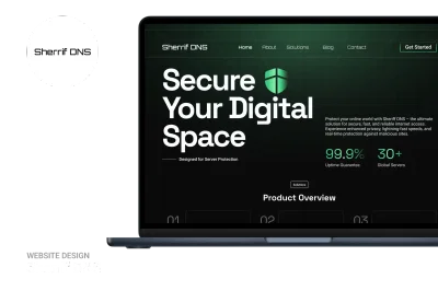 Sheriff DNS — Website and Content Panel - Ergonomy (UX/UI)
