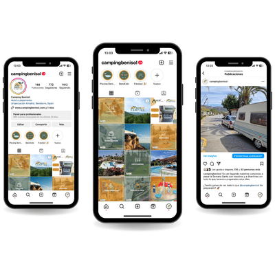 CAMPING BENISOL - MARKETING ONLINE 360º - Creación de Sitios Web