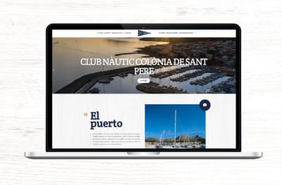 Club Náutico Colónia de Sant Pere - Website Creatie