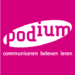 Podium | communiceren beleven leren logo