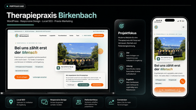 Website-Relaunch für die Therapiepraxis Birkenbach - Webseitengestaltung