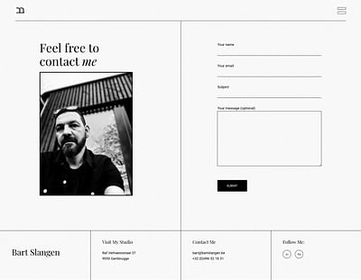 Bart Slangen - Website Creation