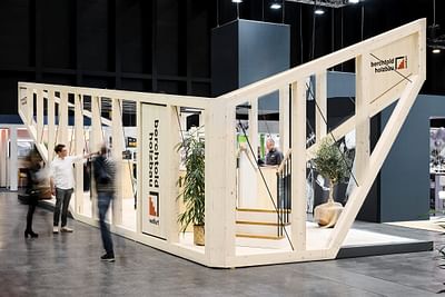 Exhibition stand for Berchtold Holzbau - Innovación