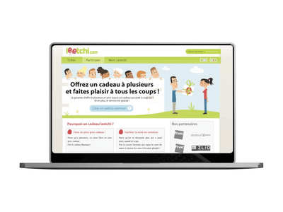 Premiers pas de la cagnotte Leetchi - Application web