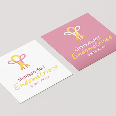 Logo pour la Clinique de l'Endométriose au CHIREC - Identité Graphique