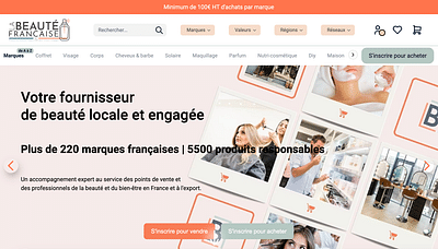 La beauté française - Website Creatie