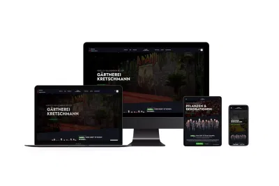 Website Palmenverleih Deko Kretschmann - Webseitengestaltung