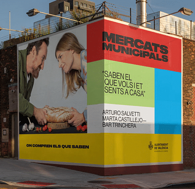 Advertising Mercats Ajuntament de Valencia - Publicité Extérieure